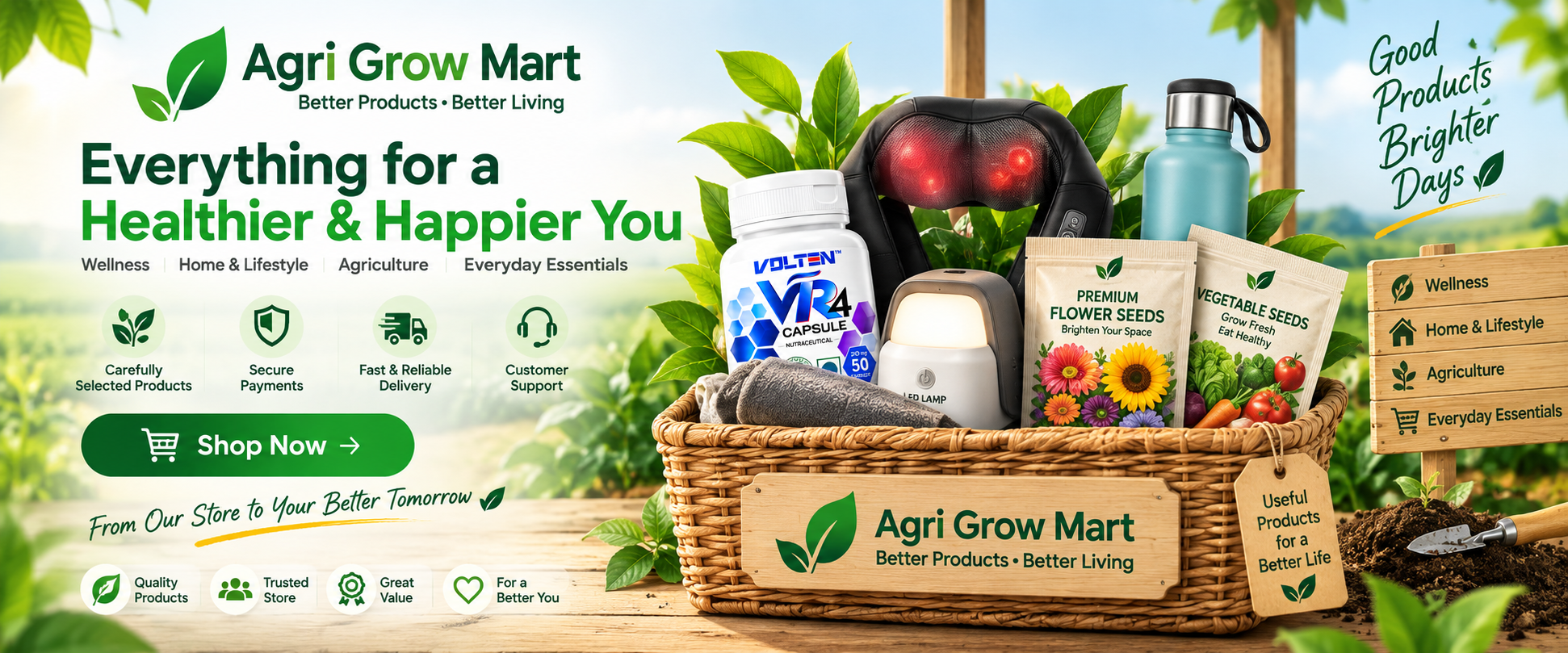 Agri Grow Mart - Wellness, lifestyle and agriculture products